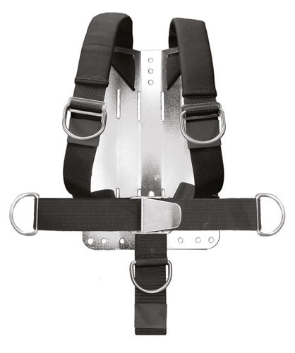 Apeks WTX Backplate Harness Inox Complet