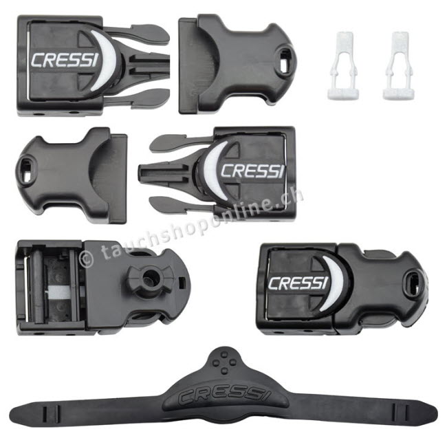 Cressi Flossen Schnallenkit Frog Plus