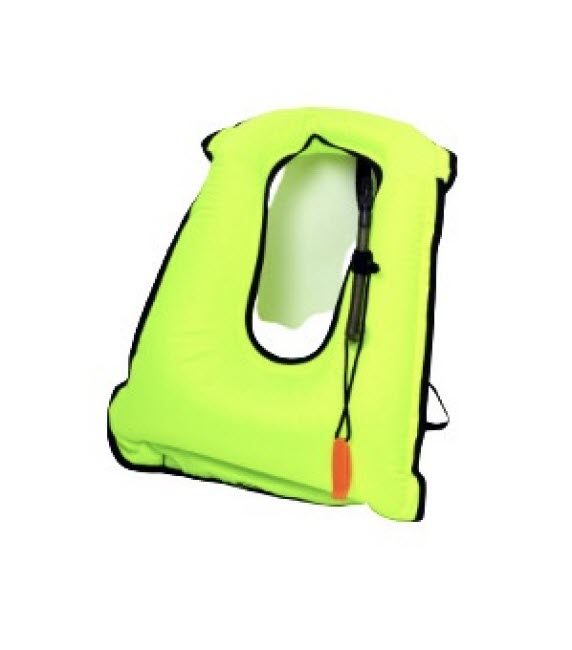 Veste snorkeling taille M jaune