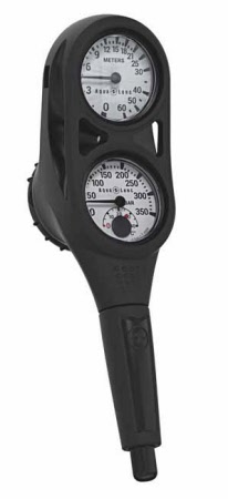 Aqualung Finimeter Tiefenmesser Kompass-3er Konsole