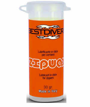 Best Divers Fermeture-éclair cire Zip Wax