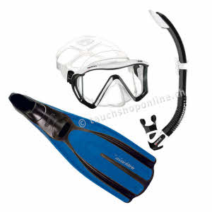 Mares Schnorchelset Bundle Flossen Tauchmaske Schnorchel