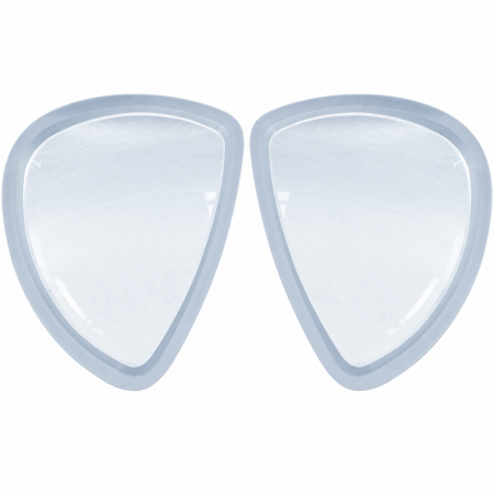 Cressi optische Tauchmasken Gläser Vollglas Minuskorrektur, Paar